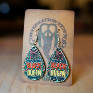 Queen Lucky Teardrop Earrings