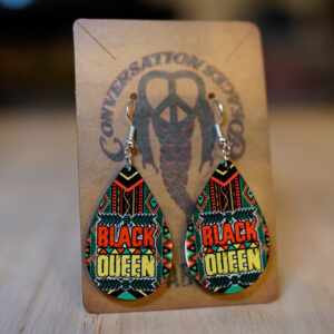 Queen Lucky Teardrop Earrings